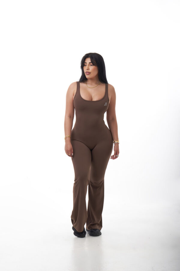 Body Pierna Ancha Marrón