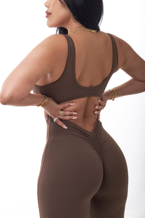 Body Pierna Ancha Marrón - Imagen 2