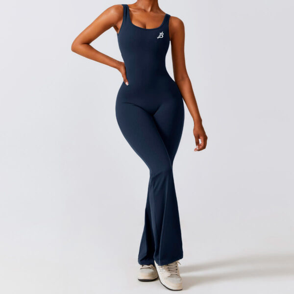 Bodysuit Long wide Leg Blue - Image 3