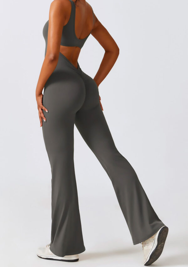 Bodysuit Long wide Leg Grey - Image 2