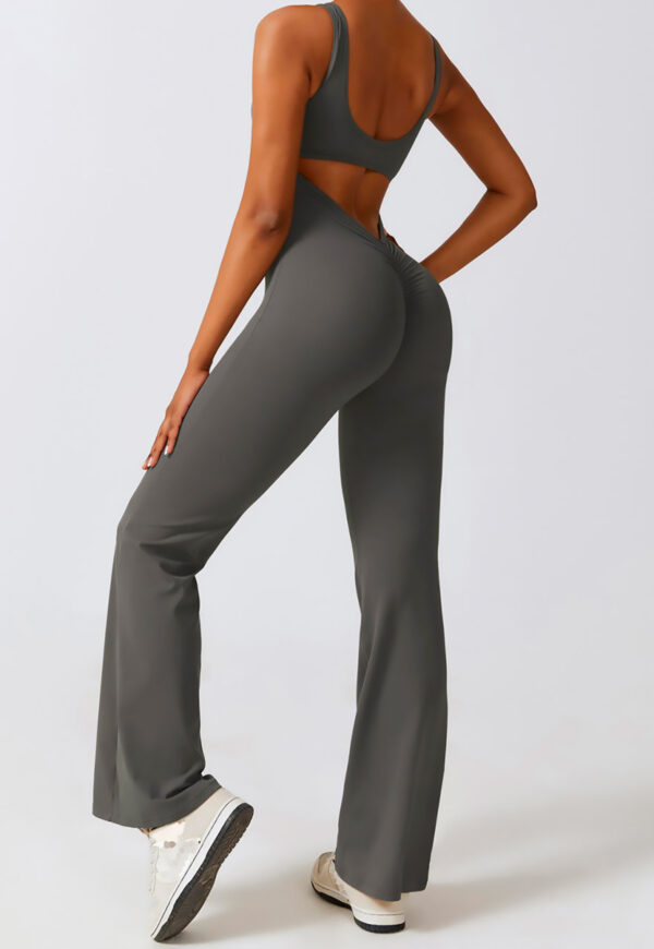 Bodysuit Long wide Leg Grey - Image 3