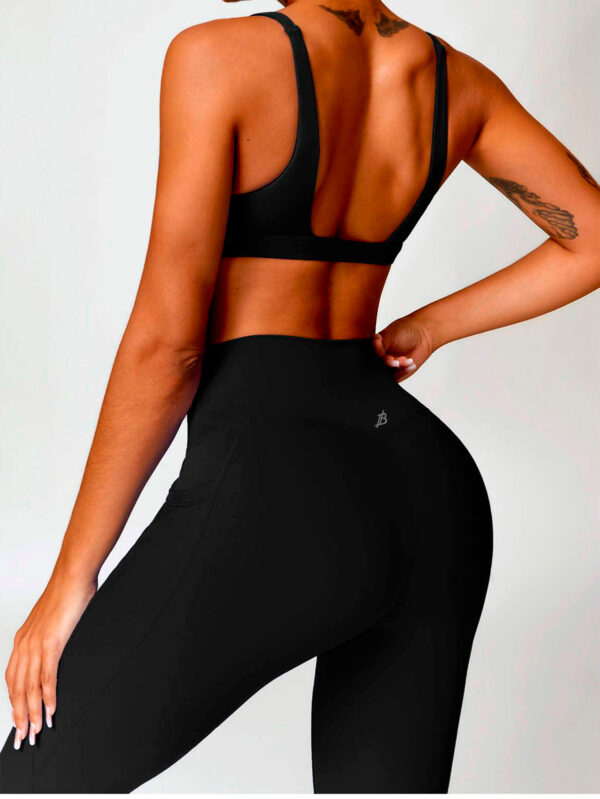 Set Bra + Long Leggings Black - Image 2