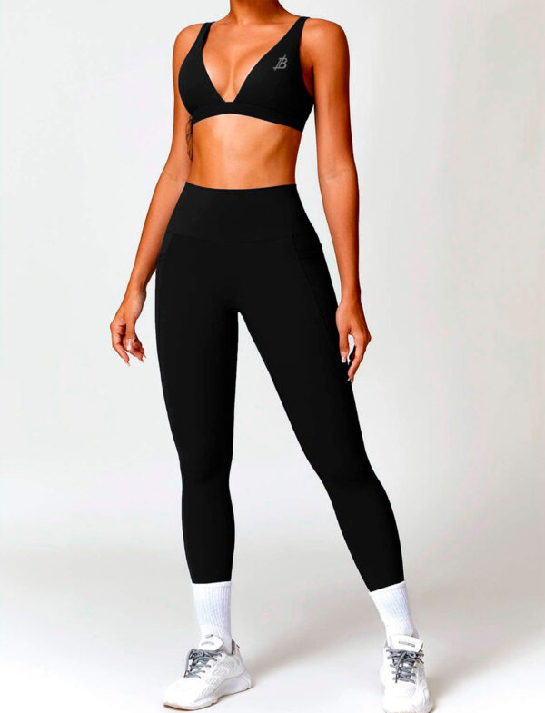 Set Bra + Long Leggings Black - Image 5
