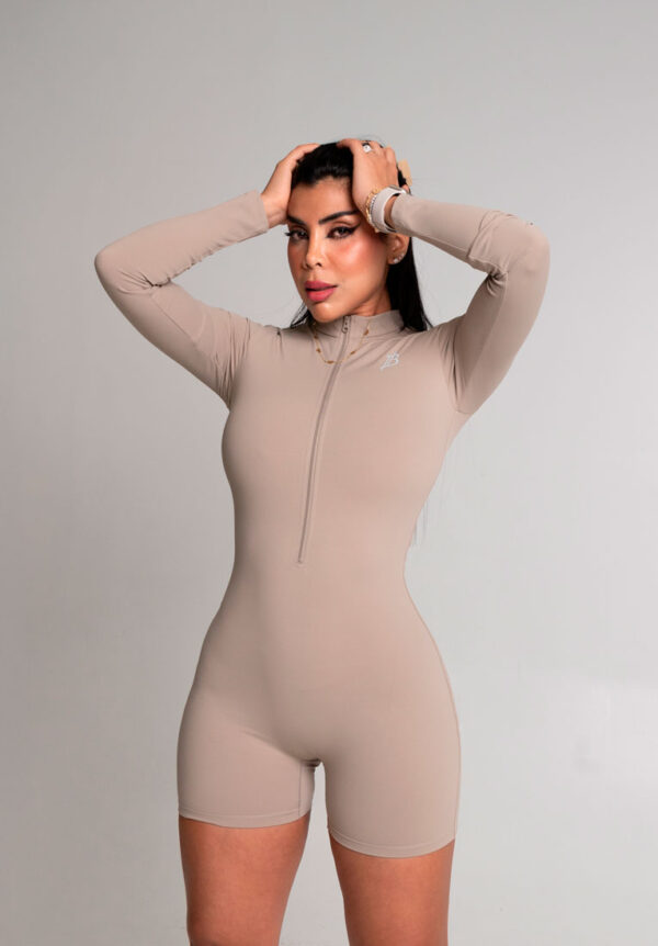 Bodysuit Short Long Sleeve Nude
