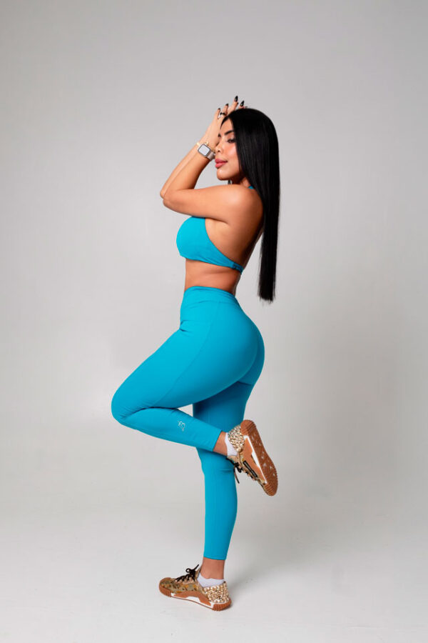 Set Bra + Long Leggings Lightblue - Image 3