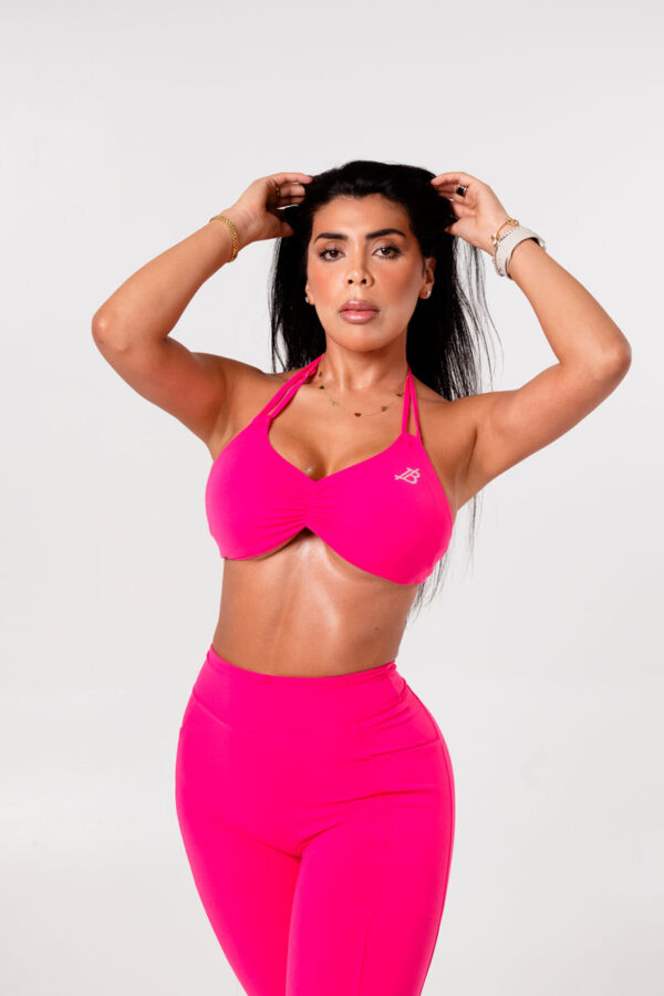 Set Bra + Long Leggings Baby Pink - Image 2