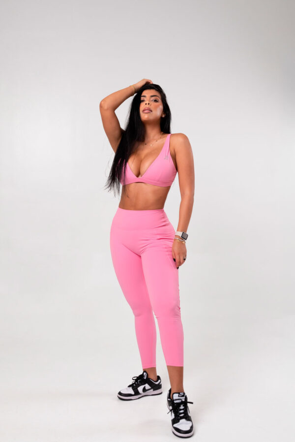 Set Bra + Long Leggings Pink - Image 3